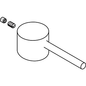 hansgrohe poignée Axor Starck chrome 10093000