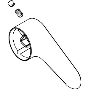 hansgrohe Griff Axor Citterio M Wannenmischer/ 34094000 Brausenmischer Aufputz chrom