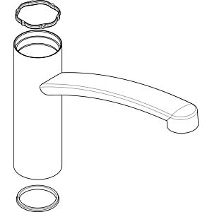 hansgrohe bec mélangeur évier chrome 98349000