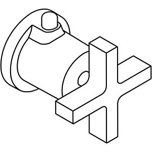 hansgrohe cross Axor Citterio thermostat 39391000 chrome