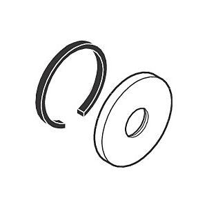 hansgrohe Rosette Axor Starck 2-Griff chrom 96499000