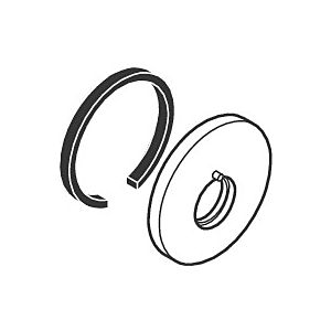 hansgrohe Rosette Axor für Auslauf chrom 96293000