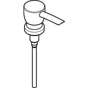 hansgrohe Pumpe Lotionsspender chrom 98515000