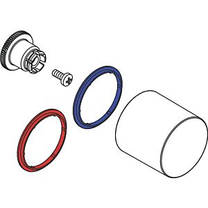 hansgrohe Griff Axor Massaud 4-Loch Armatur 18098000 chrom