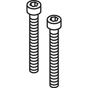 hansgrohe jeu de hansgrohe tête hansgrohe M5 x 45 mm DIN 912 97769000 filetage jusqu&#39;à la tête