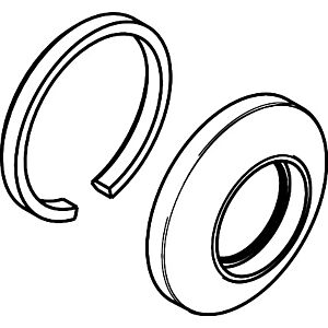 hansgrohe Ro. Axor Massaud 3-L. WT-Arm. 98697000 Wand chrom