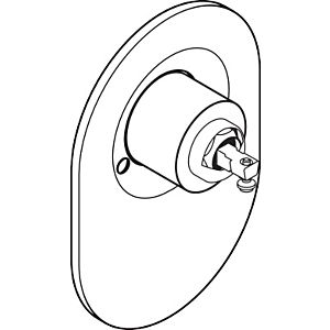 hansgrohe Umrüstset 96384000 Unterputz chrom, Kugel auf M3 Brausenmischer
