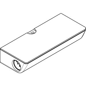 hansgrohe surface-mounted cover Showerpipe 98478400 Select E 360 white chrome