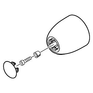 hansgrohe Griff Ecostat 1001 T42 chrom 97162000