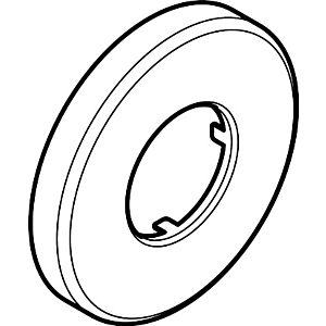 hansgrohe flowstar chrome siphon rosette 96490000