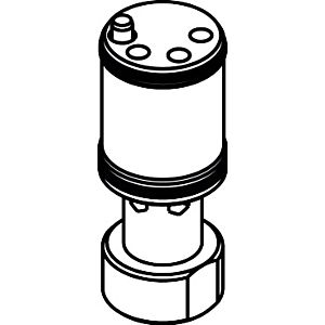 hansgrohe guidage jante 4 trous, bord de tuile 92214000 complet