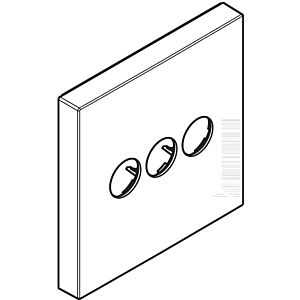 hansgrohe Ersatzrosette 92227000 für  3 Verbraucher 155/155mm chrom