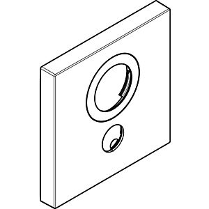 hansgrohe rosette 155 x 155 mm TH UP 92392000 ShowerSelect 2000 Cons. Chr