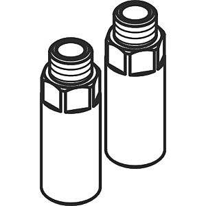 hansgrohe HG Rückflußverhindererpatrone mit 92297000 Feinfilter Focus Elektronik Batterie