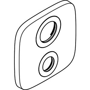 hansgrohe rosette 155 x 155 mm Ecostat E 2000 92388000 consumer chrome