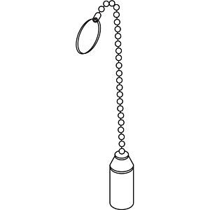 chaîne hansgrohe pour lavabo Metris / 97109000 mélangeur bidet