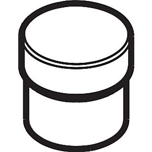 hansgrohe bouton poussoir UV20 chromé 97981000