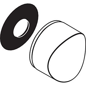 hansgrohe HG Abdeckung Fixfit S chrom 92451000