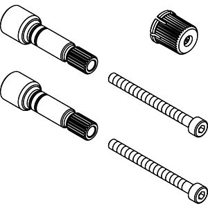 hansgrohe handle hansgrohe shut-off / diverter valve 95252000