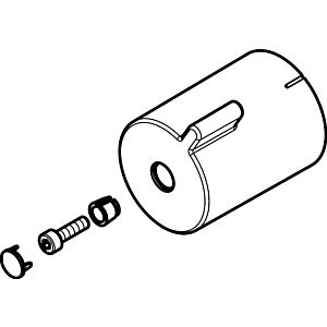 hansgrohe handle for hansgrohe thermostat chrome 92836000