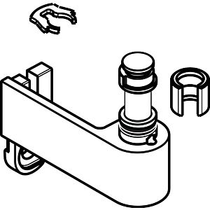 hansgrohe Wandstütze Rainbow chrom 97375000