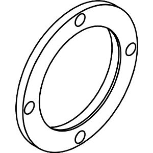 hansgrohe nut Axor Uno 2-L. WT arm. 97601000 Wall mounting finish set