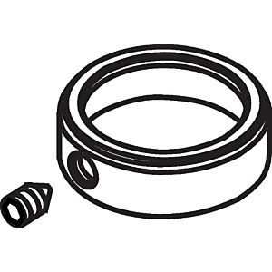 hansgrohe pour douche articulée 98942880, tête de douche, finition mate