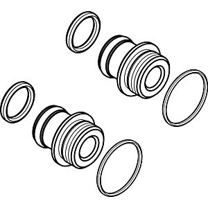 hansgrohe Kugelanschlussnippel Set Axor 97236000