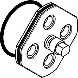 hansgrohe mounting brass 98539000 with Screws