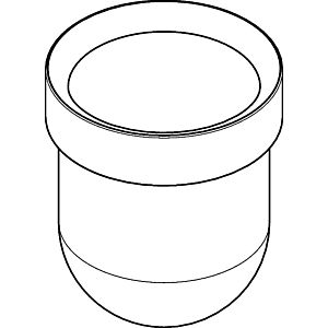 hansgrohe ceramic Logis C 98547000 WC brush holder