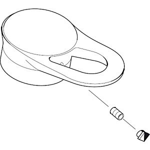 hansgrohe Griff Axor Mondaro Waschtischmischer 18091090 und Bidetmischer chrom/gold optik