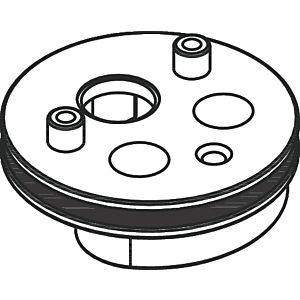 hansgrohe adapter M3 basin mixer chrome 97214000 with O-ring