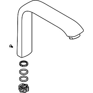 hansgrohe HG spout basin mixer 230 chrome 95974000