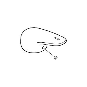 poignée hansgrohe pour mitigeur lavabo Metris 31092000 chromé