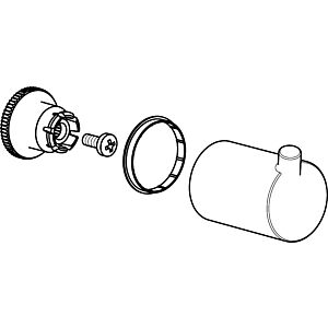 hansgrohe Griff Talis S 2 Zweigriff 32098000 Waschtischarmatur chrom