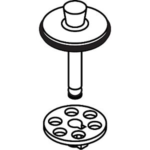 hansgrohe Stopfen chrom 96013000