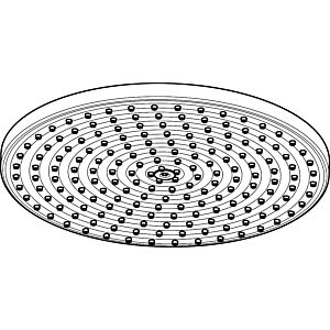 hansgrohe plate Pharo shower match1 shower Pharo 98853000 240mm chrome