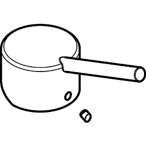 hansgrohe Griff Talis S Spültischmischer chrom 32892000 beschriftet