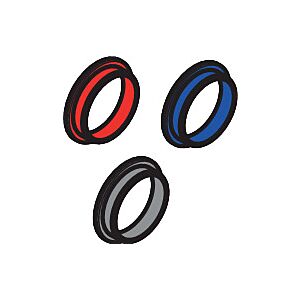 hansgrohe red and blue Axor Citterio M 98927000