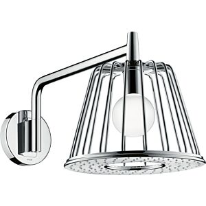 hansgrohe Axor LampShower overhead shower 26031000 275mm, with shower arm, wall mounting, chrome