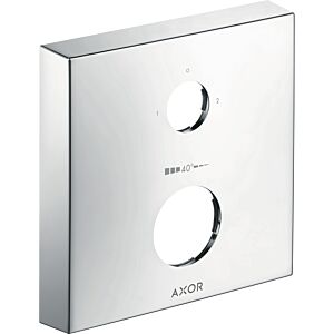 hansgrohe Axor Verlängerungsrosette 14969000 2-Loch, 0-1-2, eckig, chrom