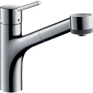 hansgrohe Talis M52 170 robinet de cuisine 32841000 avec douchette extractible, pivotante , chromé