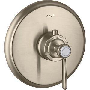 Axor Montreux mirror hansgrohe 16823820 concealed thermostat, with lever handle, brushed nickel