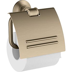 hansgrohe Papierhalter Axor Montreux 42036820 mit Deckel, Metall, brushed nickel