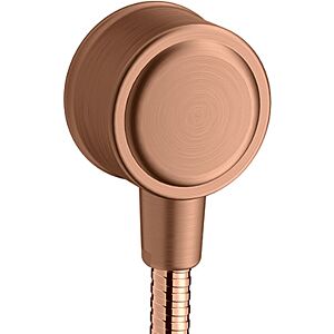 hansgrohe Raccord mural Fixfit 16884310 avec clapet anti-retour, or rouge brossé