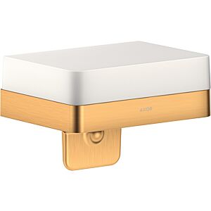 hansgrohe Distributeur de lotion Axor 42819250 avec étagère, verre, optique or brossé