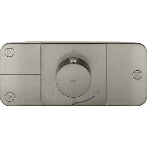 hansgrohe Axor One Fertigmontageset 45713800 Unterputz-Thermostatmodul, 3 Verbraucher, Edelstahl-Optik