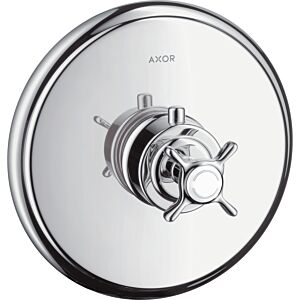 hansgrohe Axor Montreux set de finition 16815820 thermostat encastré, avec poignée en croix, nickel brossé