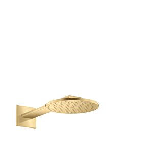 hansgrohe Axor Kopfbrause 35284250 mit Brausearm, brushed gold optic
