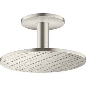 hansgrohe Axor overhead shower 35304800 with ceiling connection, stainless steel optic